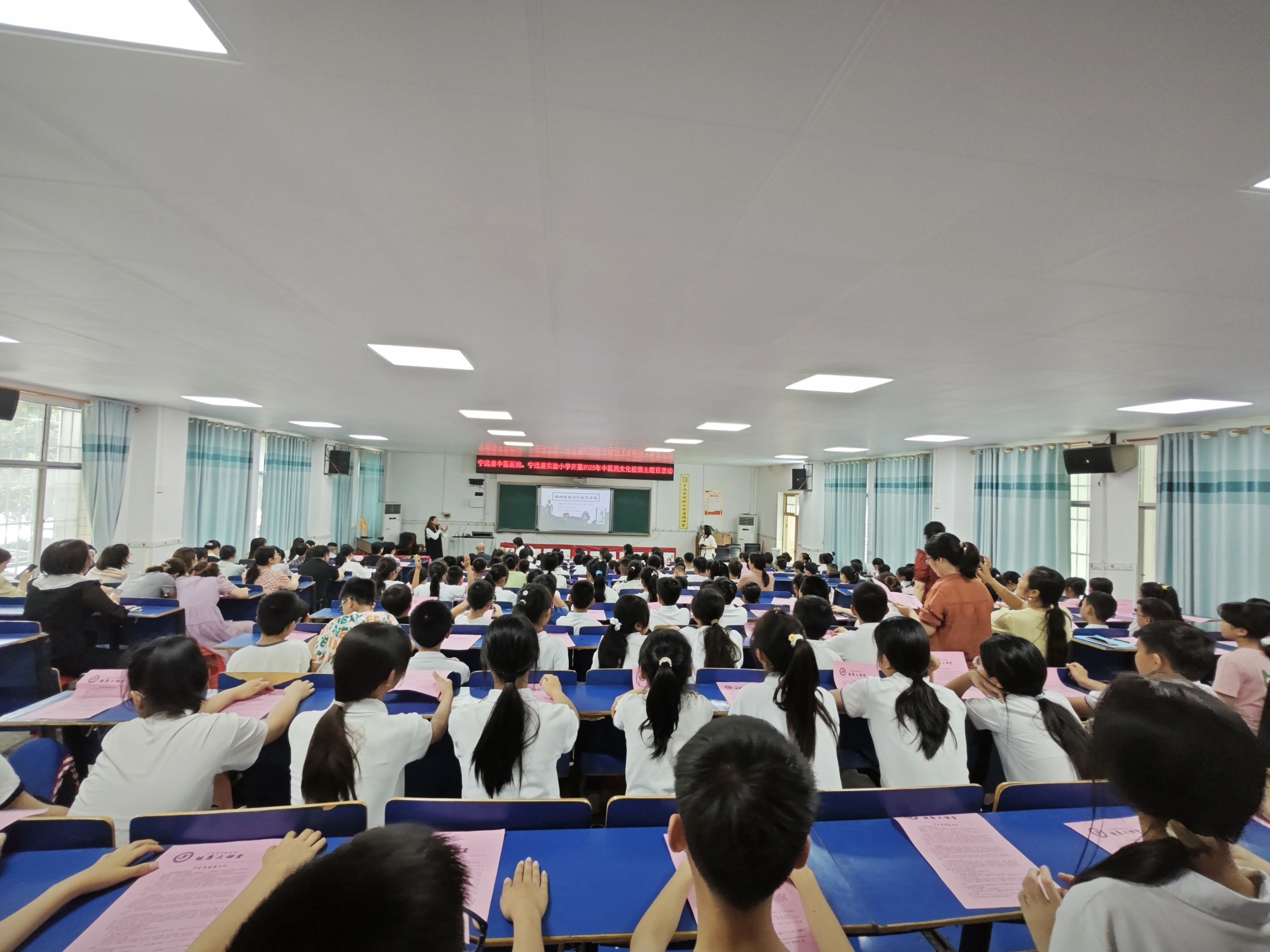 宁远县中医医院开展中医药文化进校园活动